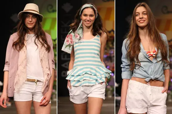 Como quieres mostró looks bien femeninos