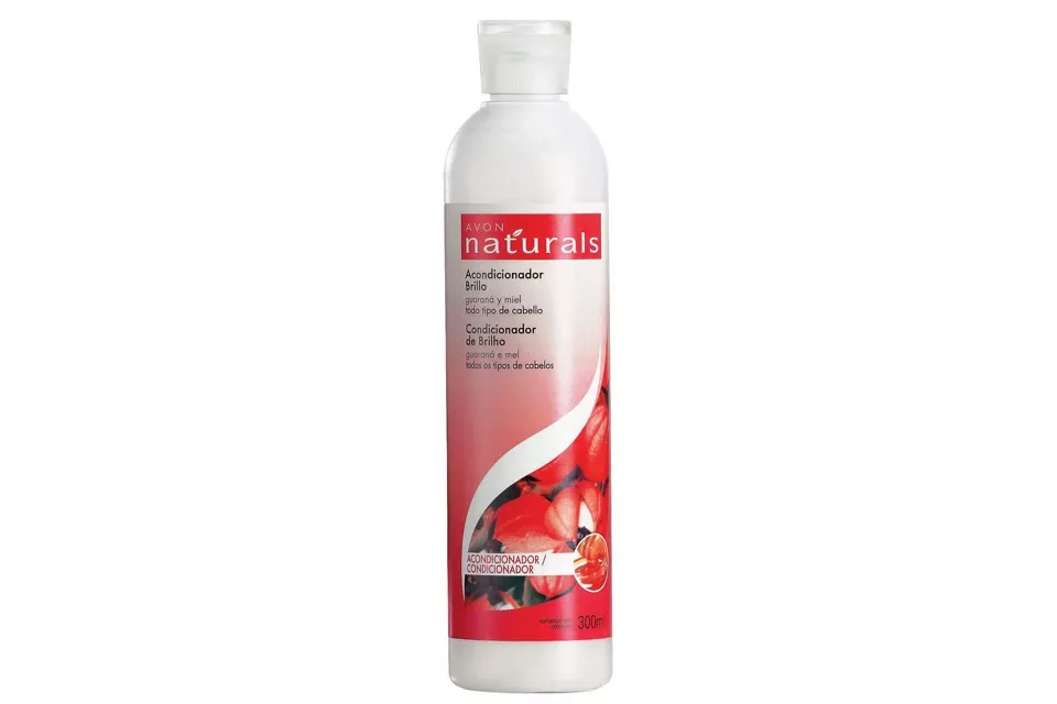 Enriquecido con extractos de guaraná y miel, ayuda a lucir el cabello brillante y con un aspecto saludable y fácil de peinar. Ayuda a controlar el frizz (Avon Naturals, $54,99)