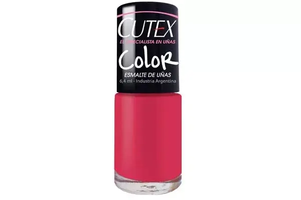 Esmalte Cutex en tono rosa oscuro, $10