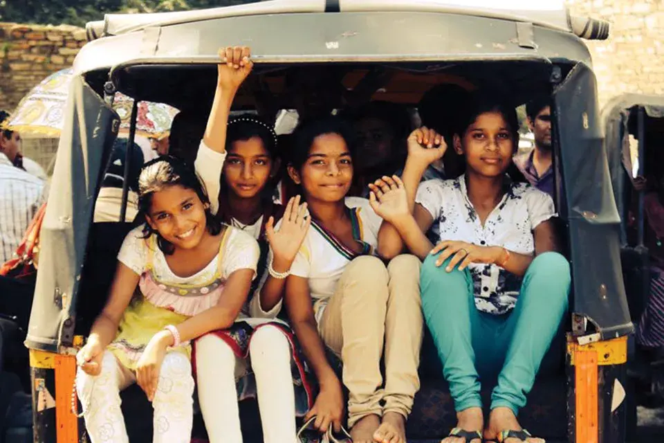 La sonrisa a pesar de todo, una de las máximas en Calcuta.