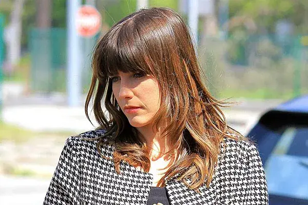 Sophia Bush lo usa lacio con apenas movimiento en las puntas, bien natural