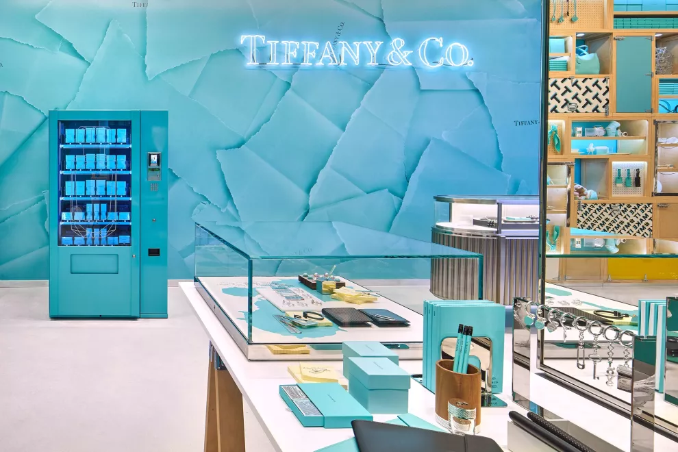 Tiffany, su máquina de perfumes y una “estación” para personalizar todo.