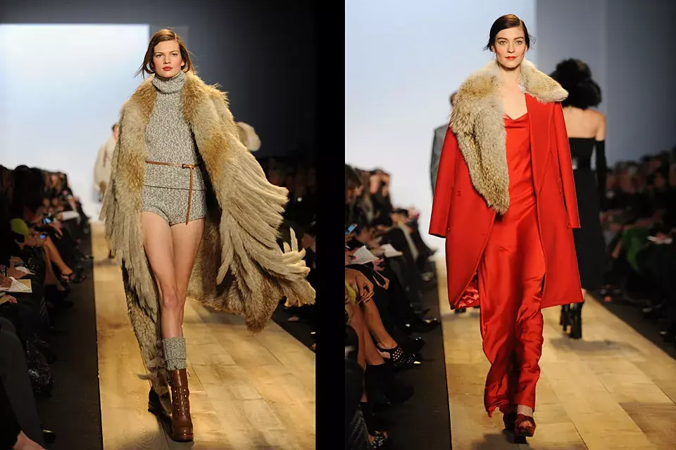 Muchas pieles en el desfile de Michael Kors