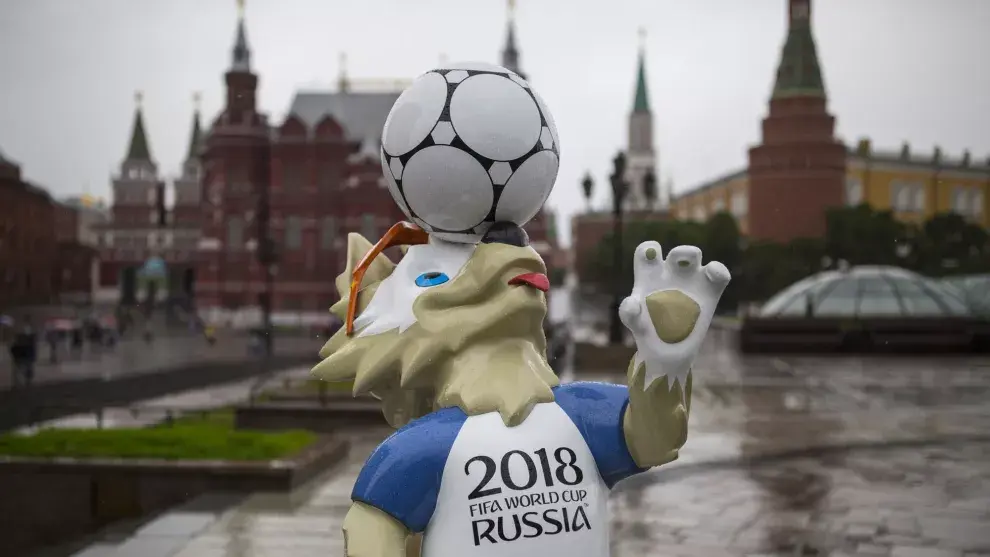 El lobo Zabivaka, mascota del mundial