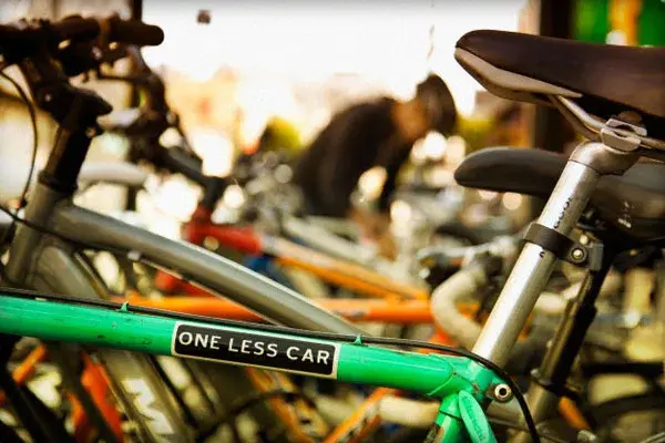 Una bici es un auto menos