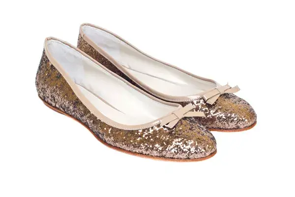 Balerinas con glitter (Jackie Smith, $1590).