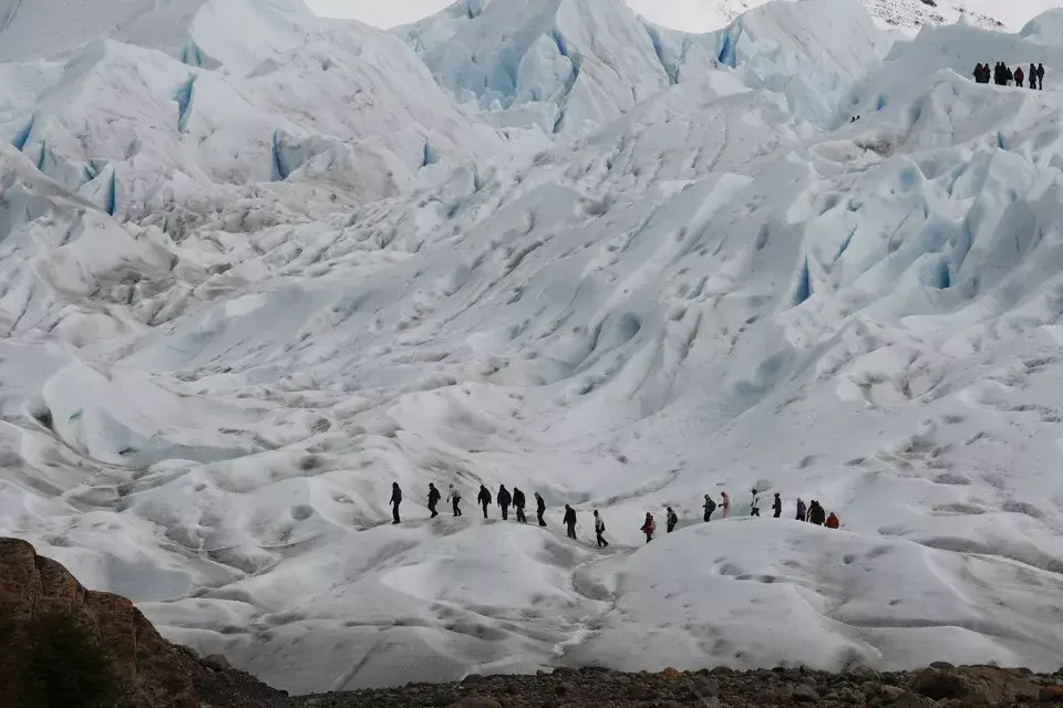 Minitrekking en el frente sur del Glaciar Perito Moreno