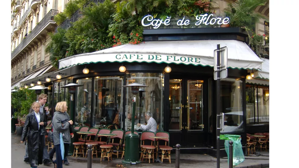 Café de Flore, como un segundo hogar para Satre y Simone de Beauvoir