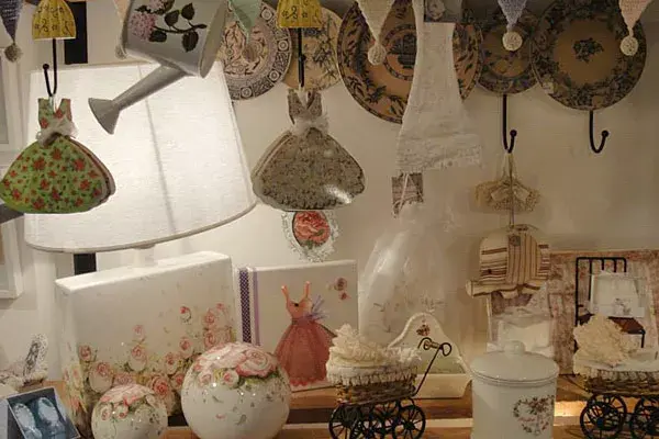 Adornos con onda romántica