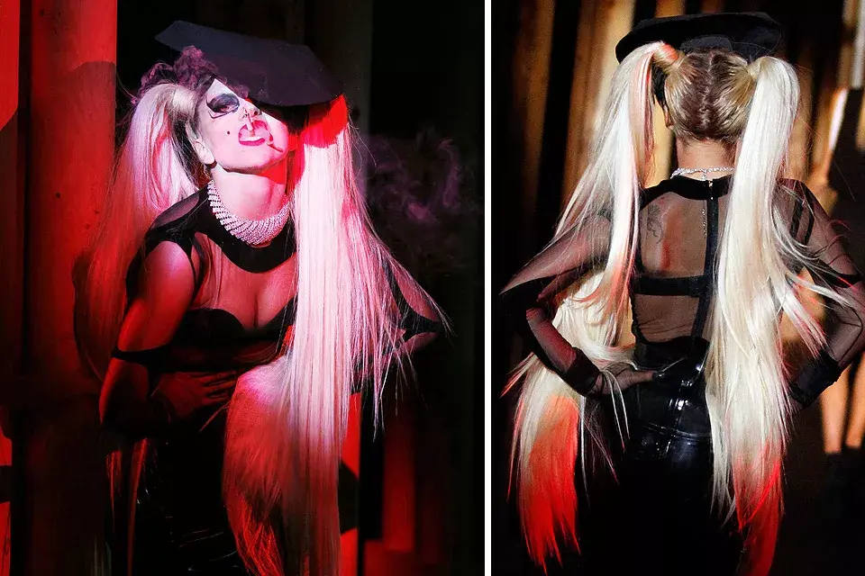 Lady Gaga, en el desfile de Thierry Mugler