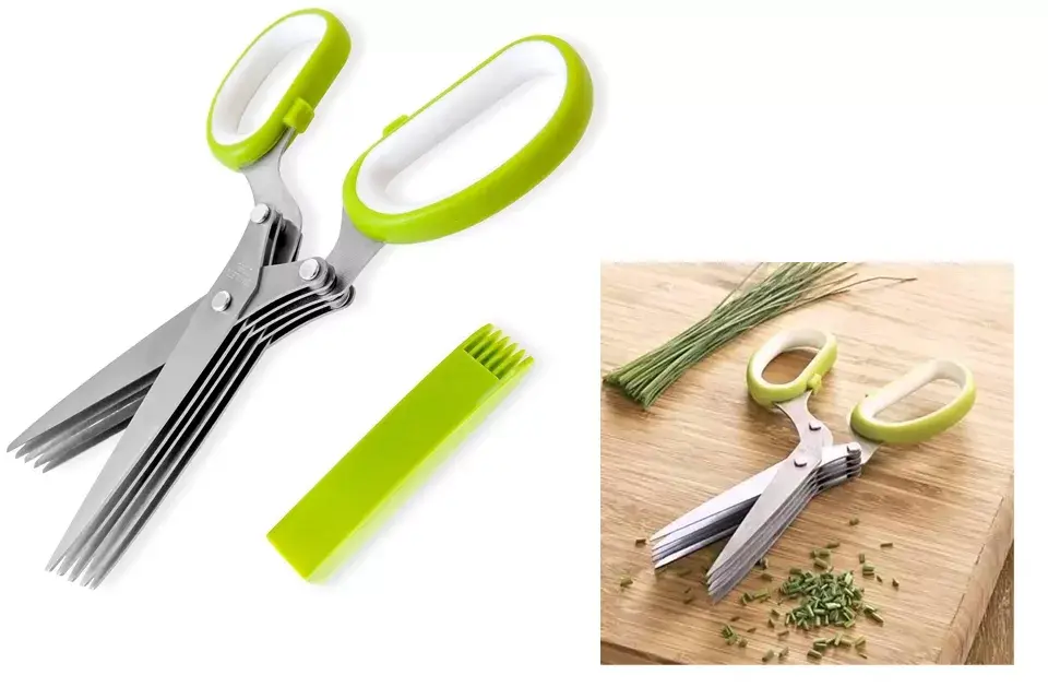 Otra tijera útil para la cocina: ideal para ciboulette y otros vegetales