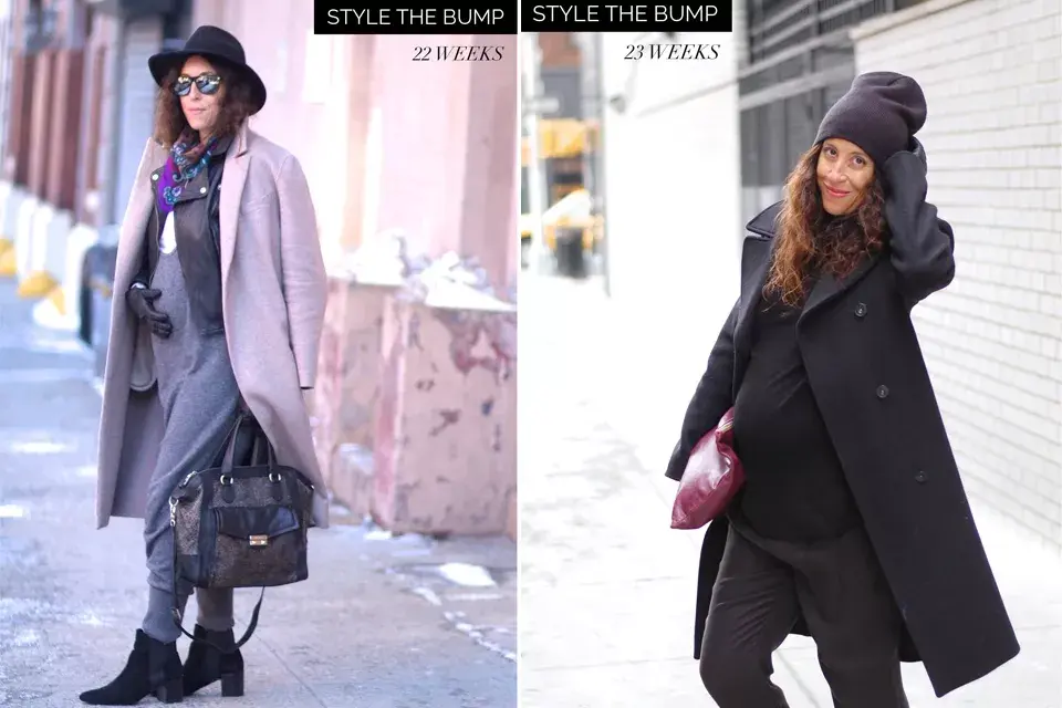 Una mamá con muchísimo estilo invernal. ¡Divina!