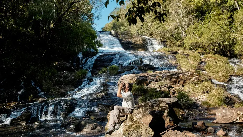 El Salto Piedras Blancas en Aristóbulo del Valle, Misiones