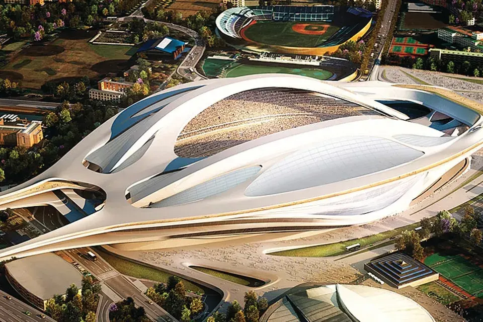 El estadio diseñado por la arquitecta Zaha Hadid será una de las sedes del Mundial 2022 en Qatar. 