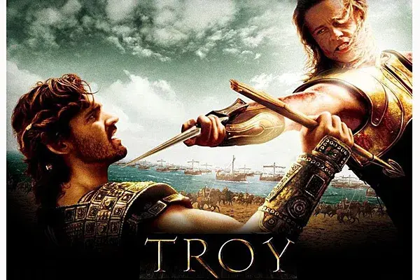 Troya, con Brad Pitt como Aquiles y Eric Bana