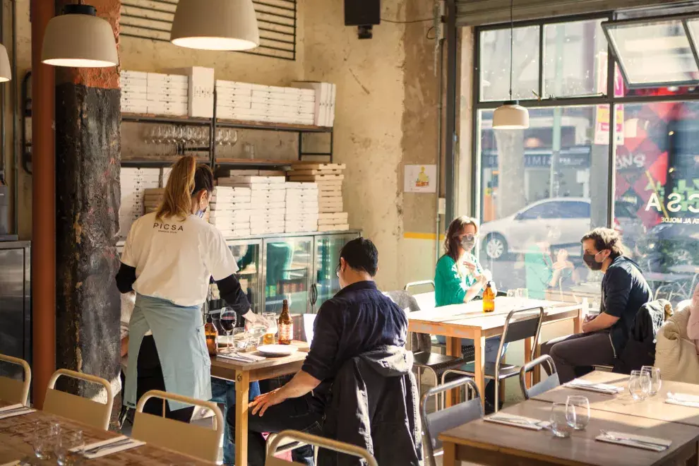 Pizza al molde y a la leña