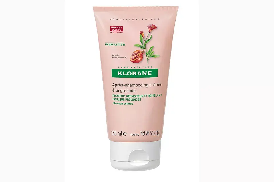 Crema acondicionadora al extracto de granada de Klorane (150 ml,  $47,50)