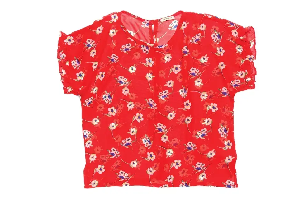 Blusa de gasa (Dolores Reynal, $250)
