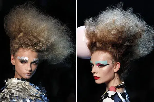 Peinados con ondas y batidos, en una de las pasadas de Dior