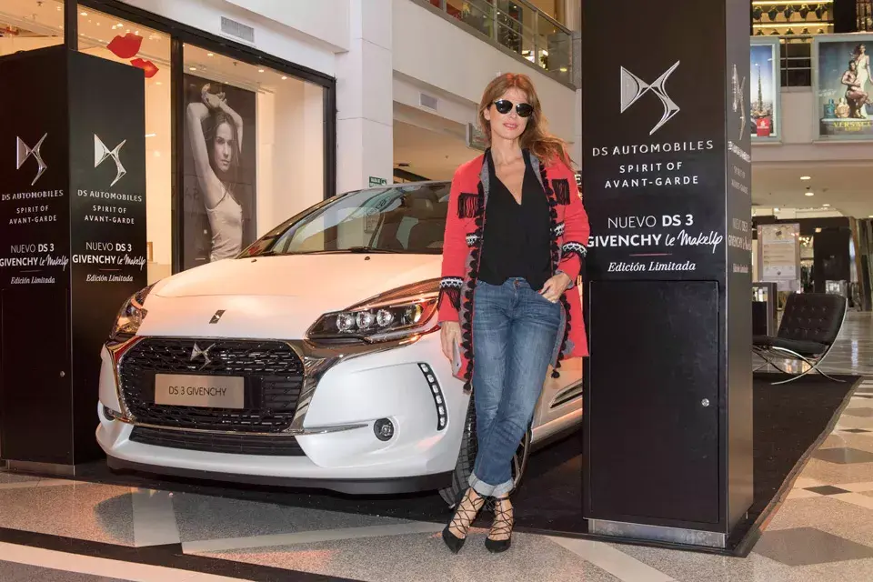 Flavia Palmiero pasó a conocer el nuevo DS3 Givenchy Le Make Up