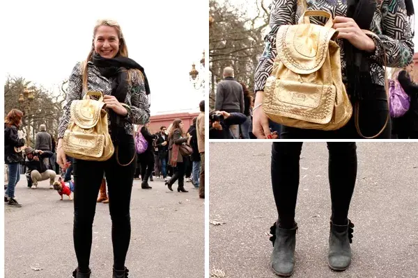 ¿Qué te parece esta mochila para llevar al picnic? ¡Tiene mucha onda!