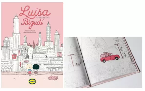 Título del libro: Luisa, la infancia de Bigudí; Delphine Perret  Sébastien Mourrain; Traducción: Delfina Cabrera. Editorial Limonero. Precio: 
$1300