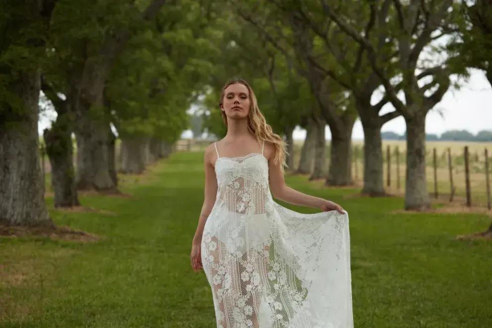 Vestidos de novia 2024 en flores avellaneda