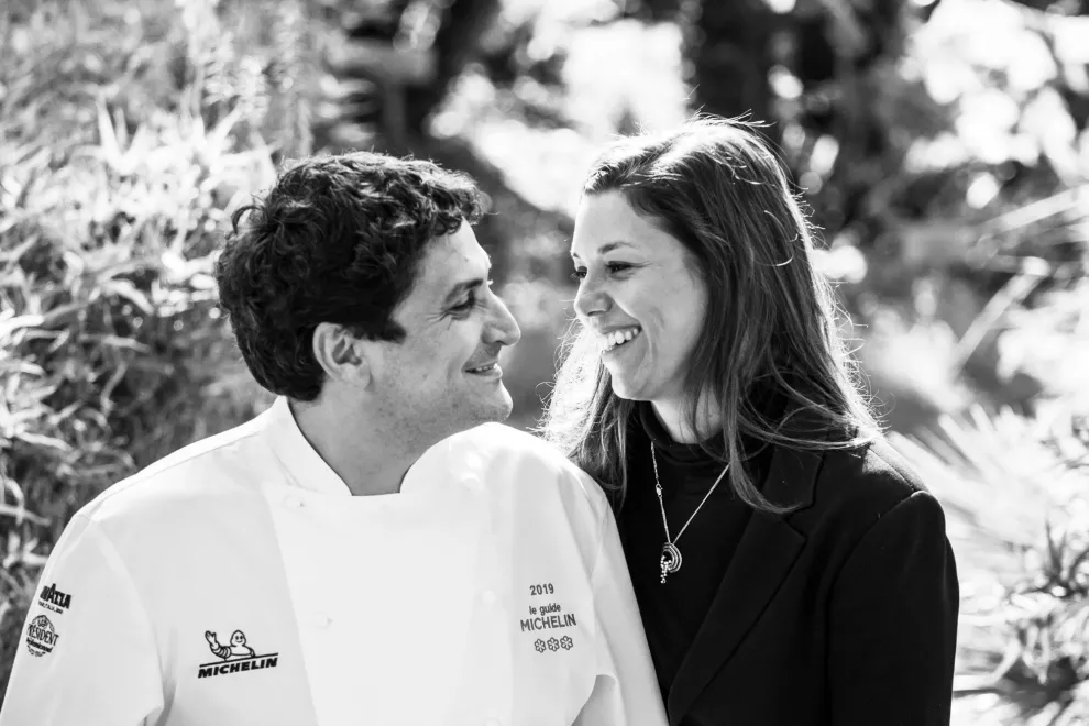 Mauro Colagreco y la carioca Julia Ramos, su esposa, dan vida juntos a uno de los mejores proyectos gastronómicos del mundo.