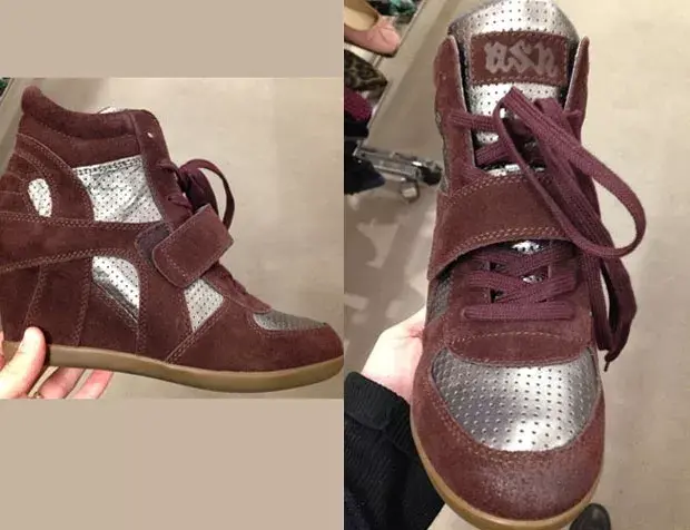Marca Ash, color bordó con descuento US$175