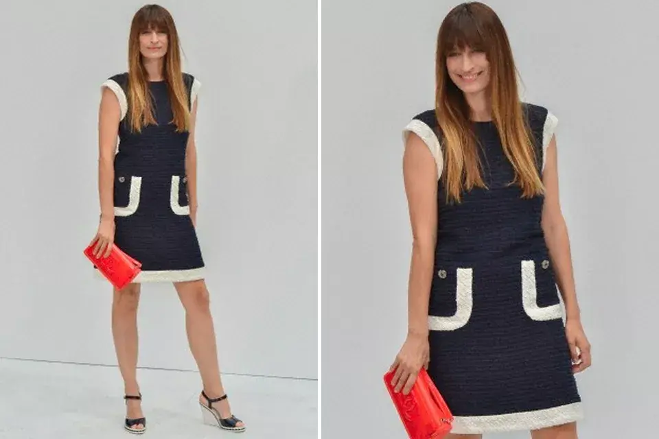La ex modelo Caroline de Maigret es otra de las caras frecuentes en la casa Chanel. Así se vistió para el show de la marca en eñ Paris Fashion Week de Otoño-Invierno de este año
