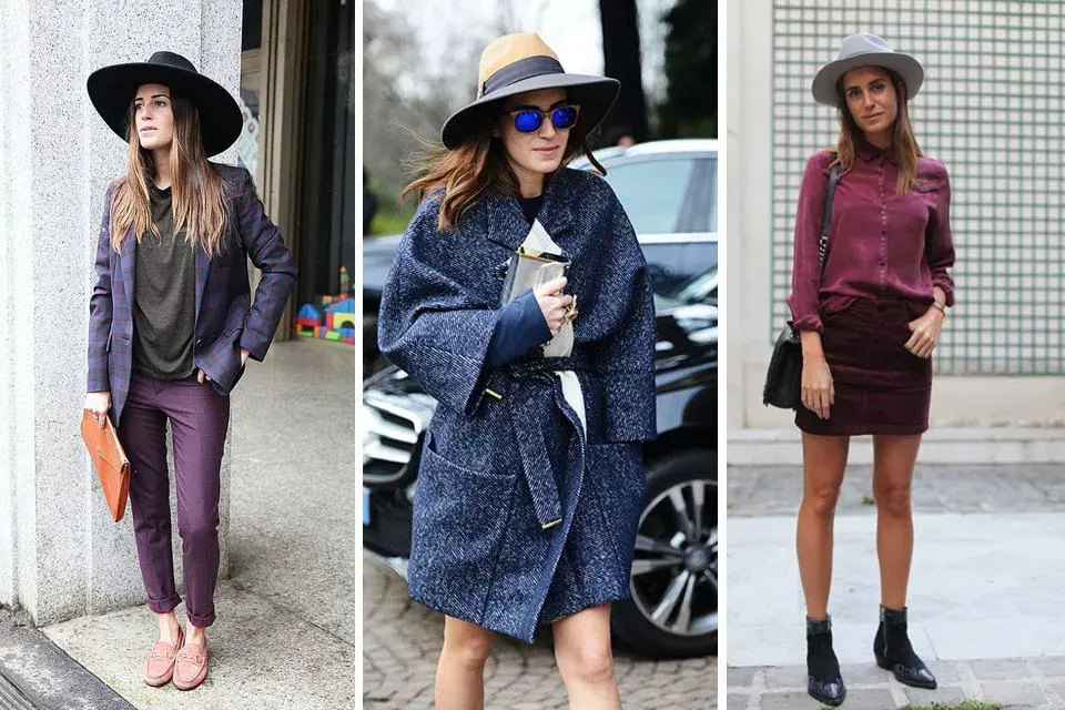 Nunca faltan los sombreros de ala ancha, sus gafas llamativas, y sus pulseras, collares y vinchas con onda hippie chic