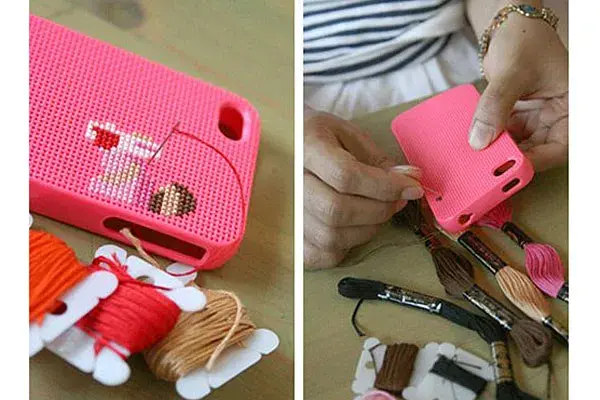 Protector de Iphone para personalizarlo con un bordado