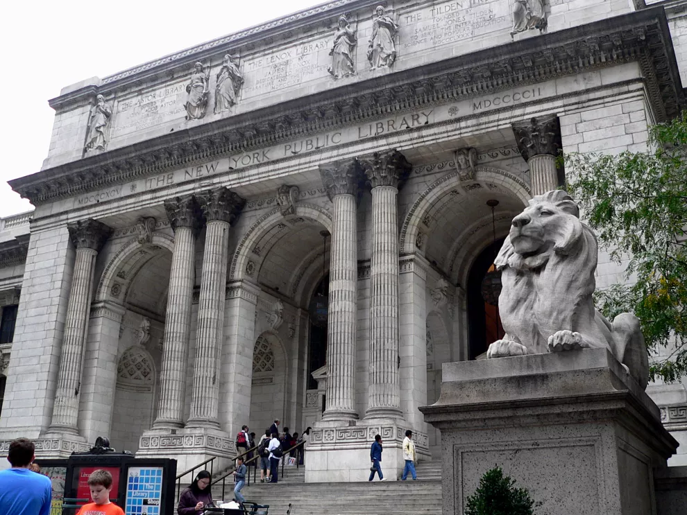 The New York City Public Library, de increíble belleza arquitectónica, ícono de la Gran Manzana