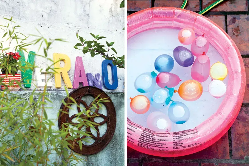 Empieza el calor y cuelga las letras que anuncian el verano (Bretaña Deco, $130 c/una).