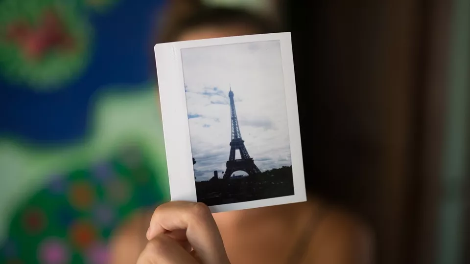 Una de las fotos Polaroid tomadas por Maia, en París