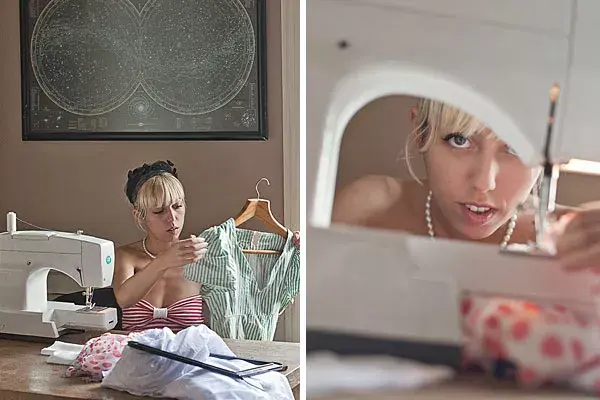 Martina diseña ropa y la vende por Internet