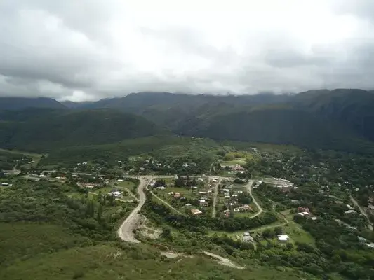 La villa turística desde arriba