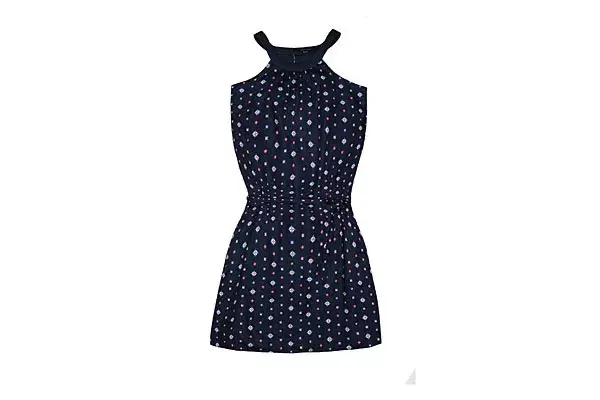 Vestido Gilles con cuello halter (Tommy Hilfiger, $1398)