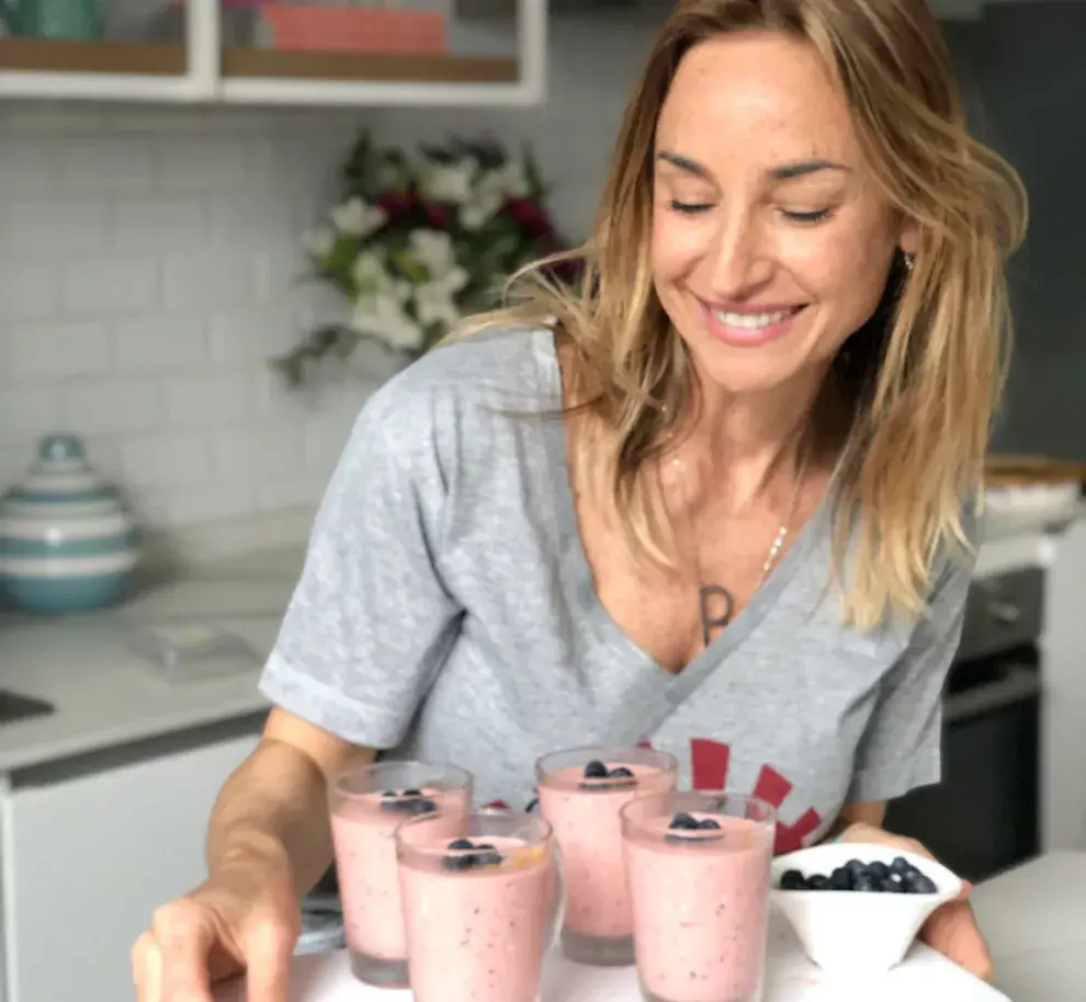 Romina Polnoroff muestra recetas con leche materna