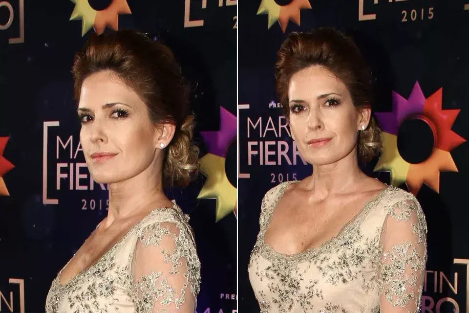 Isabel Macedo optó por un recogido con volumen, tirado hacia atrás. Una de las pocas que acertó con peinado y make up