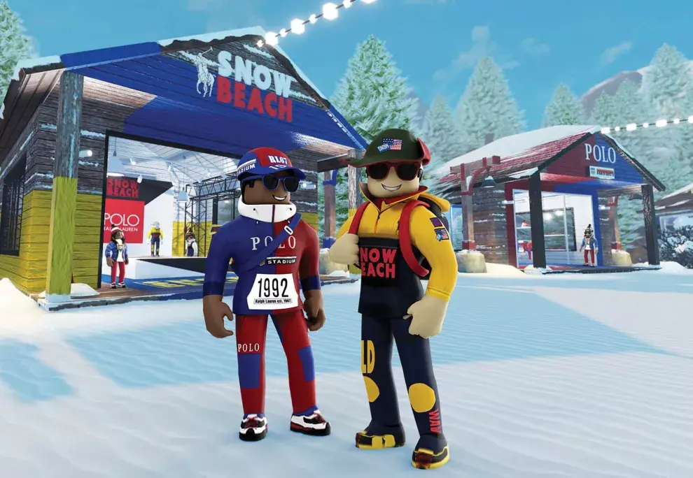 A finales de diciembre de 2021, ralph lauren lanzó una colección  digital limitada, Solo disponible en roblox, una popular plataforma de videojuegos