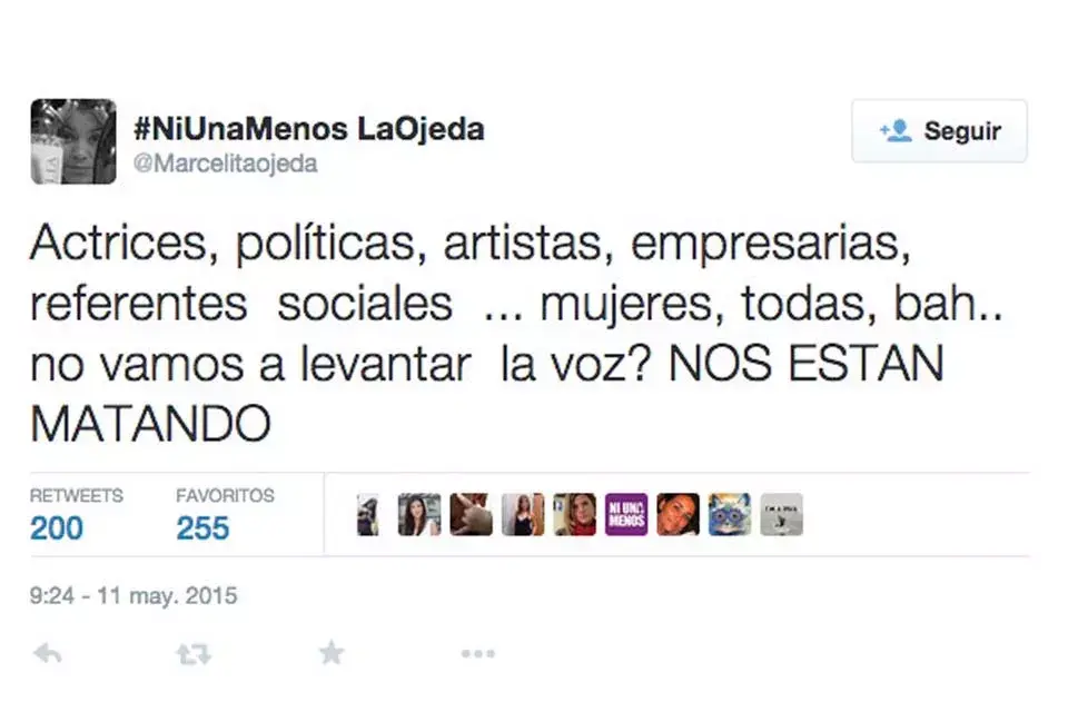 Este es el tweet de Marcela Ojeda que originó todo: la reacción se convirtió en una acción concreta