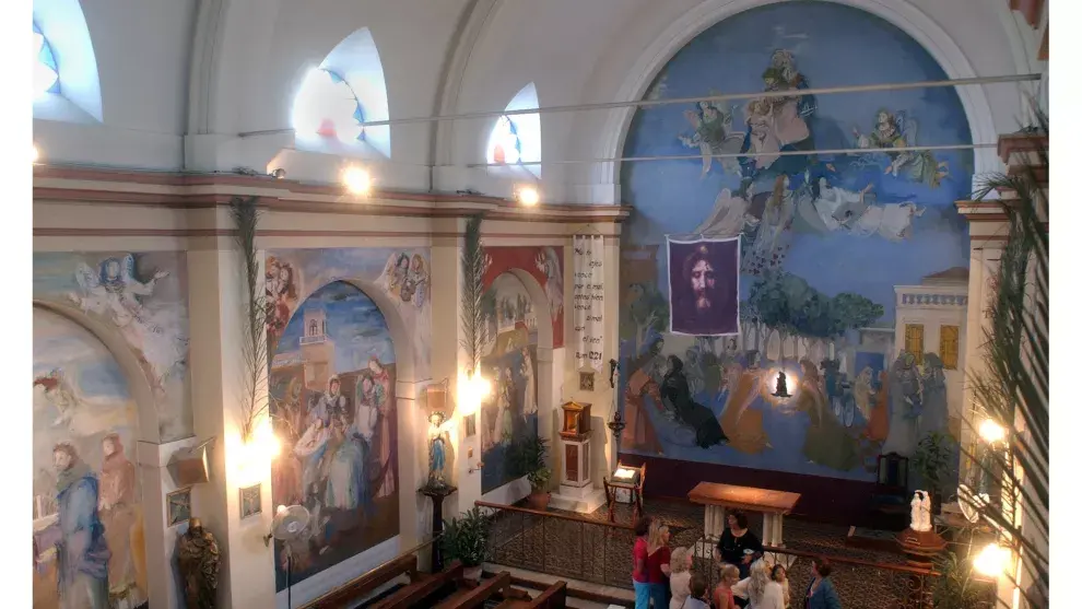 Los frescos de Soldi, en la capilla de Santa Ana