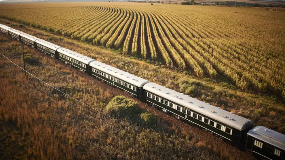 Este tren es conocido como el Orgullo de África