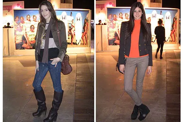 El pantalón chupín, con botas de caña alta o botitas