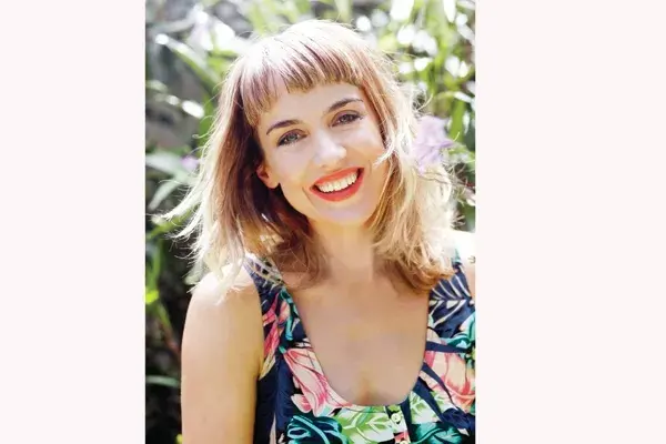 Musculosa con estampado tropical y botones en el frente (Estancias Chiripá, $210)