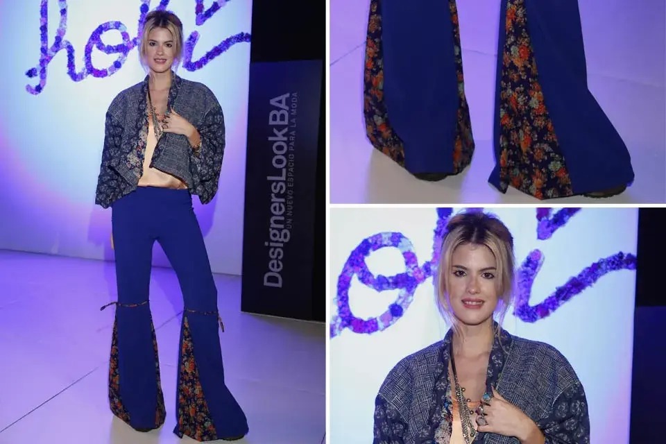 María del Cerro estrenó unos pantalones muy peculiares para asistir al evento... No sabemos si es la combinación o qué, pero su look no nos convence