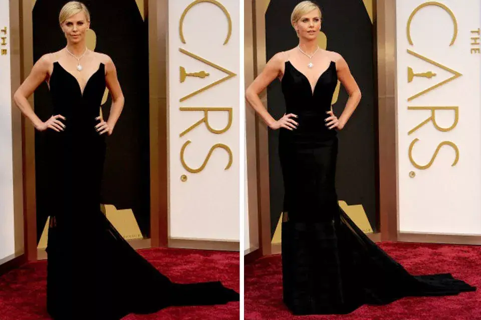 Brazos en jarra, el clásico de Charlize Theron. Ideal para vestidos con mangas trabajadas