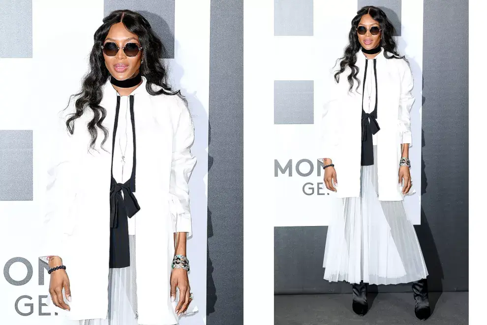 Naomi Campbell, en el desfile de Moncler en Milan