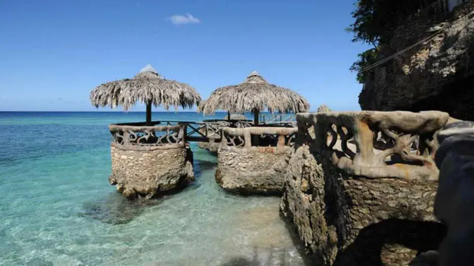 Vista panorámica de Amber Cove, una de las playas de la región de Puerto Plata